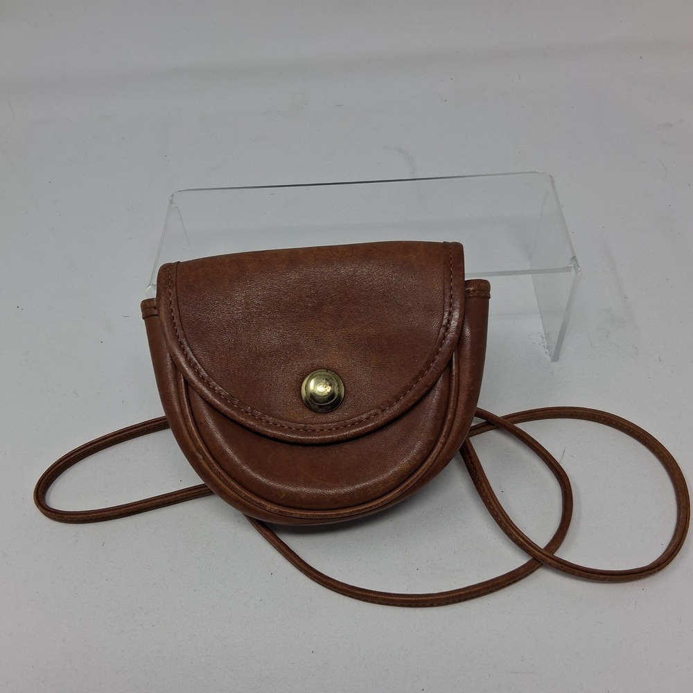 Vintage Coach 0544-234 British Tan Leather Belt Bag Crossbody Made in USA